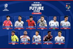 亚足联票选世预赛未来之星11人候选:王钰栋入选!胡桑诺夫在列